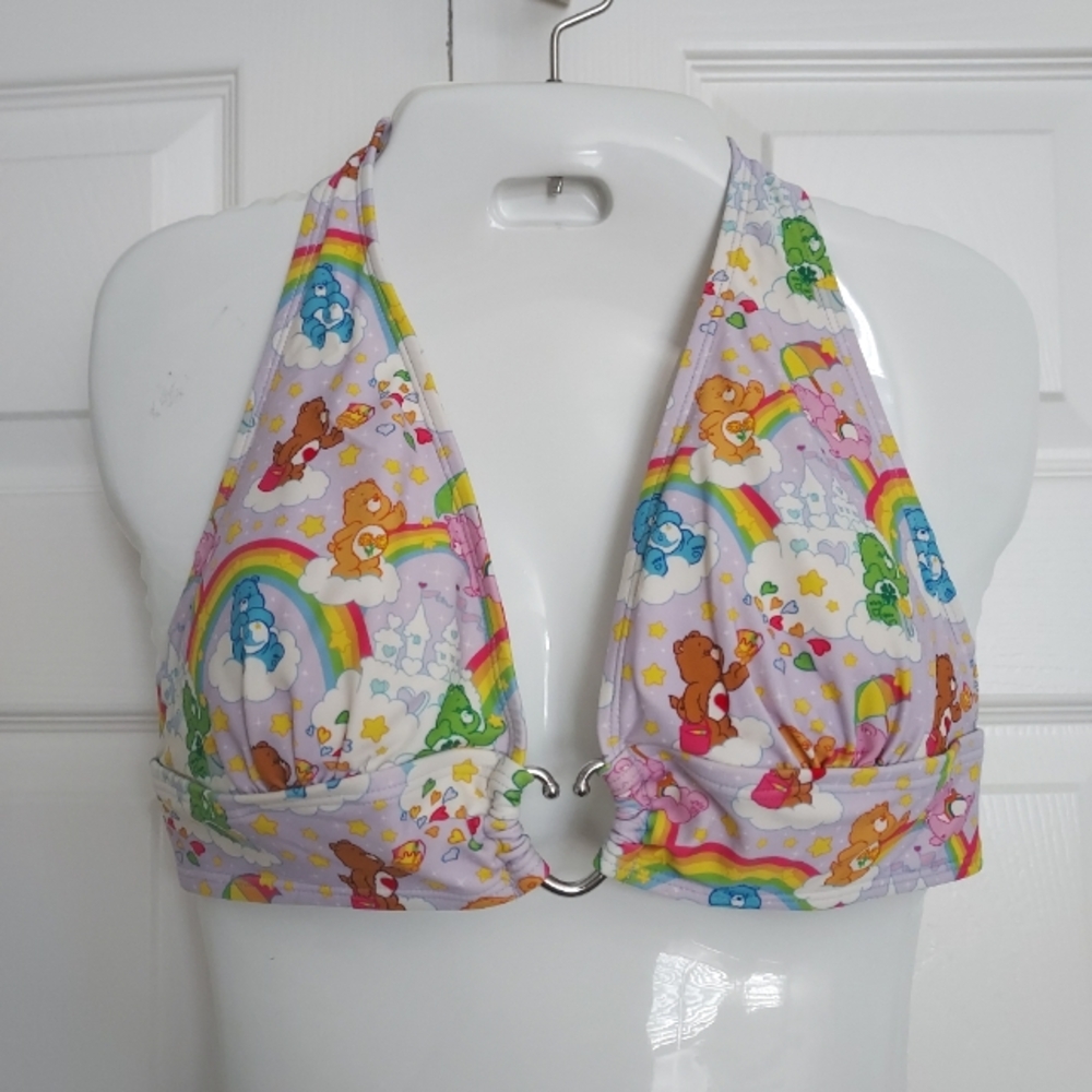 Care Bear Halter Top Swin Suit Size SM Hot Topic